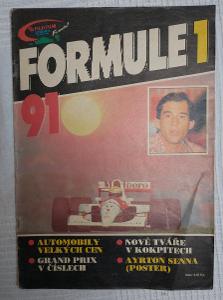 Časopis/ročenka formule 1 1991, f1, grand prix