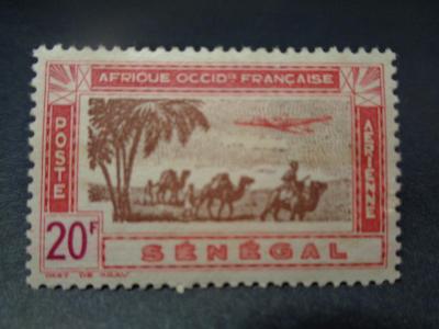 Francouzské kolonie - letecká známka - od koruny !!!
