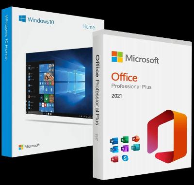 Windows 10 Home + Office 2021 Pro Plus - OKAMŽITÉ DODÁNÍ, FAKTURA!
