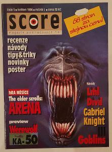 Časopis SCORE č. 5 z roku 1994, ročník 1