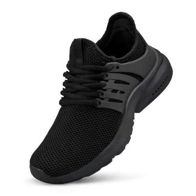 Q33/ lehké běžecké boty prodyšné protiskluzové tenisky černé 32 EU