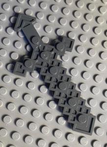 Lego díly Minecraft meč - 22 Kč