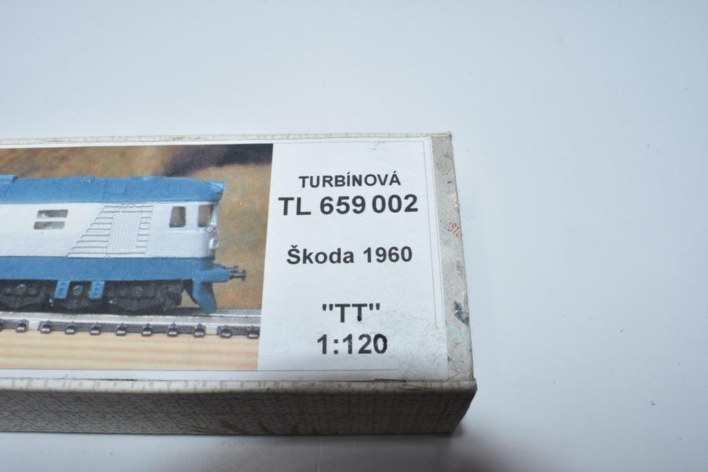 ČSD Škoda Turbínová lokomotiva řady T659 - TT - Více foto v obsahu - Modelová železnice