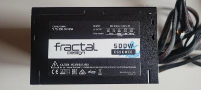 PC zdroj Fractal Design 500W Essence FD-PSU-ES1B-S19-500W