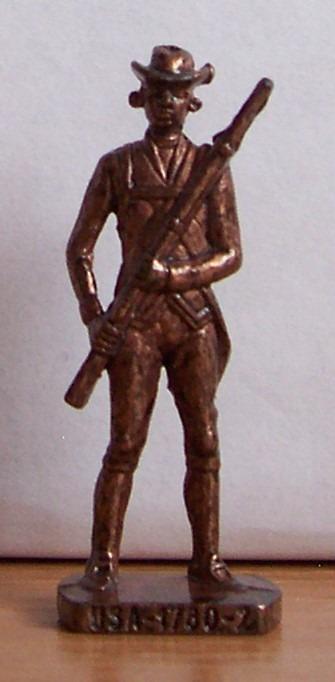 Kovová figurka : USA-1780-2 SCAME Kupfer tmavý 40mm
