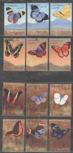** MOZAMBIK série motýli 2000