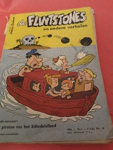 de Flintstones - starý komiks 1966 / holandsky holandština