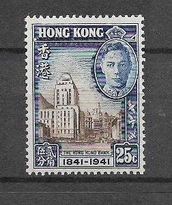 Britská kolonie Hong Kong  25c MH*    