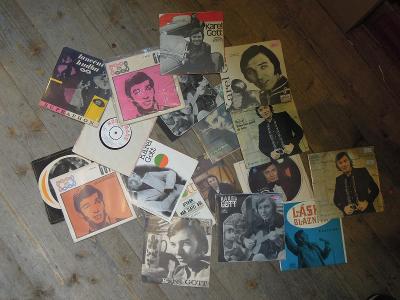 KAREL GOTT - Singly - sbírka 90 kusů singlů od 60 do 80 let.