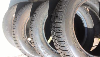 Zimní pneu RIKEN (Michelin) 195/60 R15 88T jeté jednu zimu 4ks