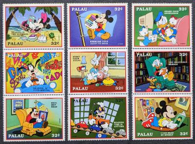 Disney Palau dětské, kompletní série 9ks známek