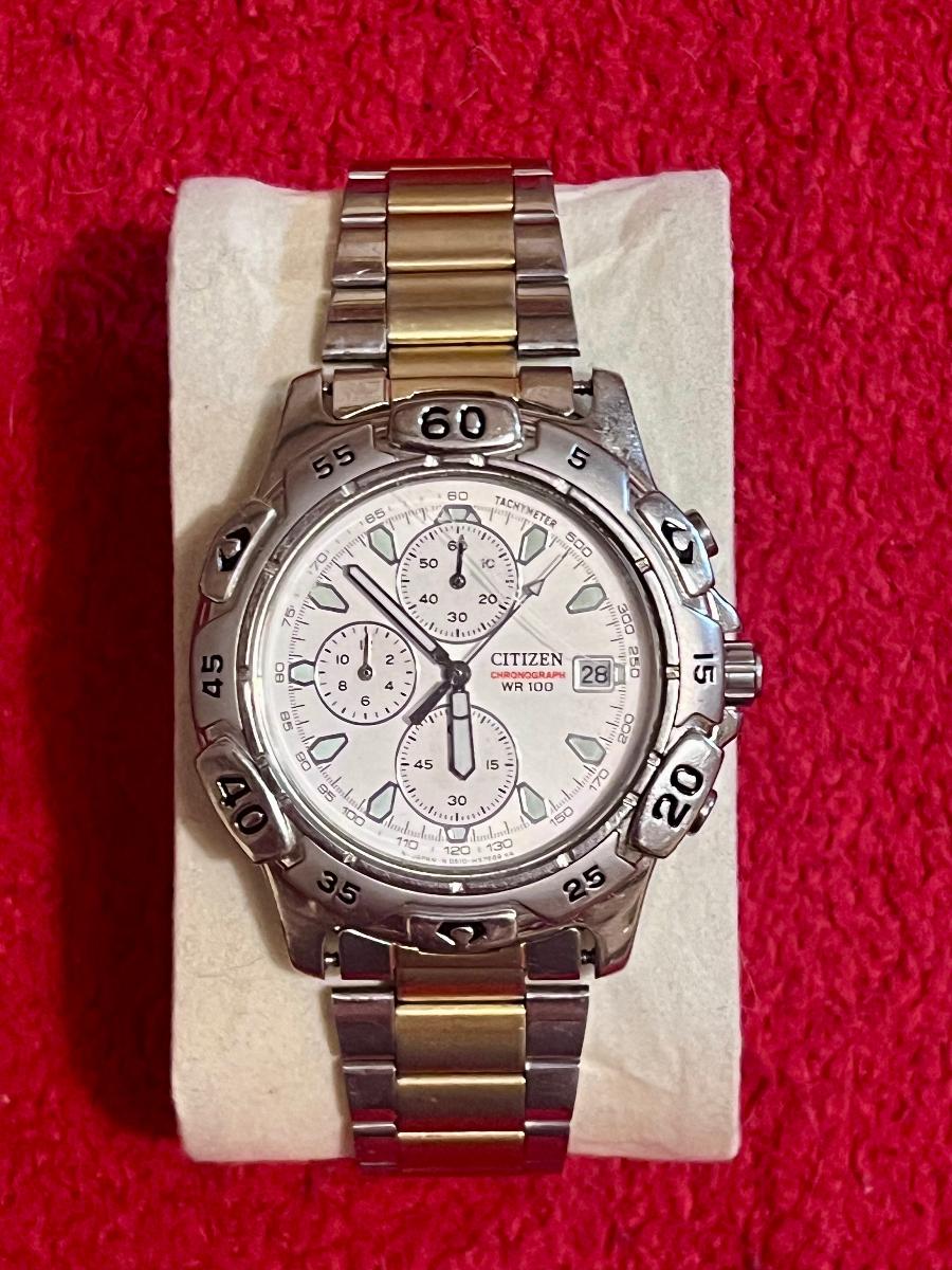 Náramkové hodinky - Citizen Chronograph - stopky - Šperky a hodinky