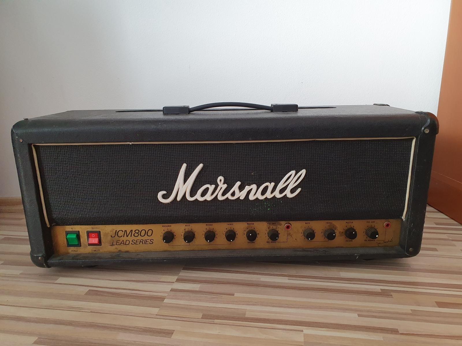 Gitarová hlava Marshall JCM 800- kópia - Hudobné nástroje a aparatúry