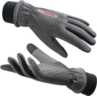 Dámske fleecové rukavice FREETOO / strečové, dotykové / OD1.- |001|