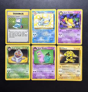 Pokemon zbierka rôzne karty