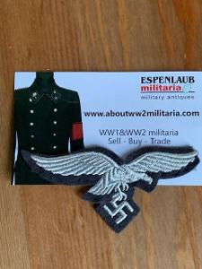 Nášivka na uniformu Luftwaffe ( ověřený originál)