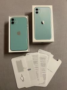 Apple iPhone 11 64 GB zelená barva - TOP STAV