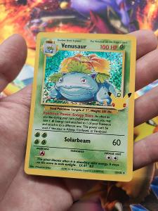Pokemon karty Original Venusaur Celebrations +🎄🎁Vánoční soutěž čtěte