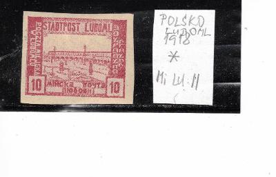 POLSKO  - LUBOML  -  1918  -  Mi  LU  II  -  *  -  Lokální vydání