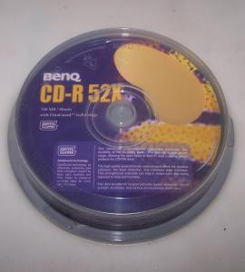 CD-R media Benq 52x-10 ks