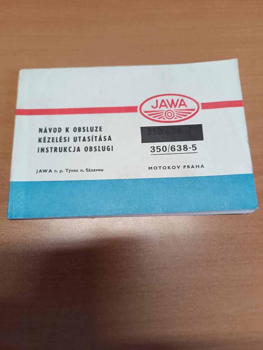 Jawa 350/638-5 (1984), návod na obsluhu - Auto-moto