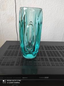 Stará váza hutnícke sklo