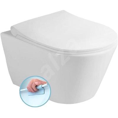 SAPHO AVVA závěsná WC mísa Rimless, 35,5x53 cm, bílá 100314