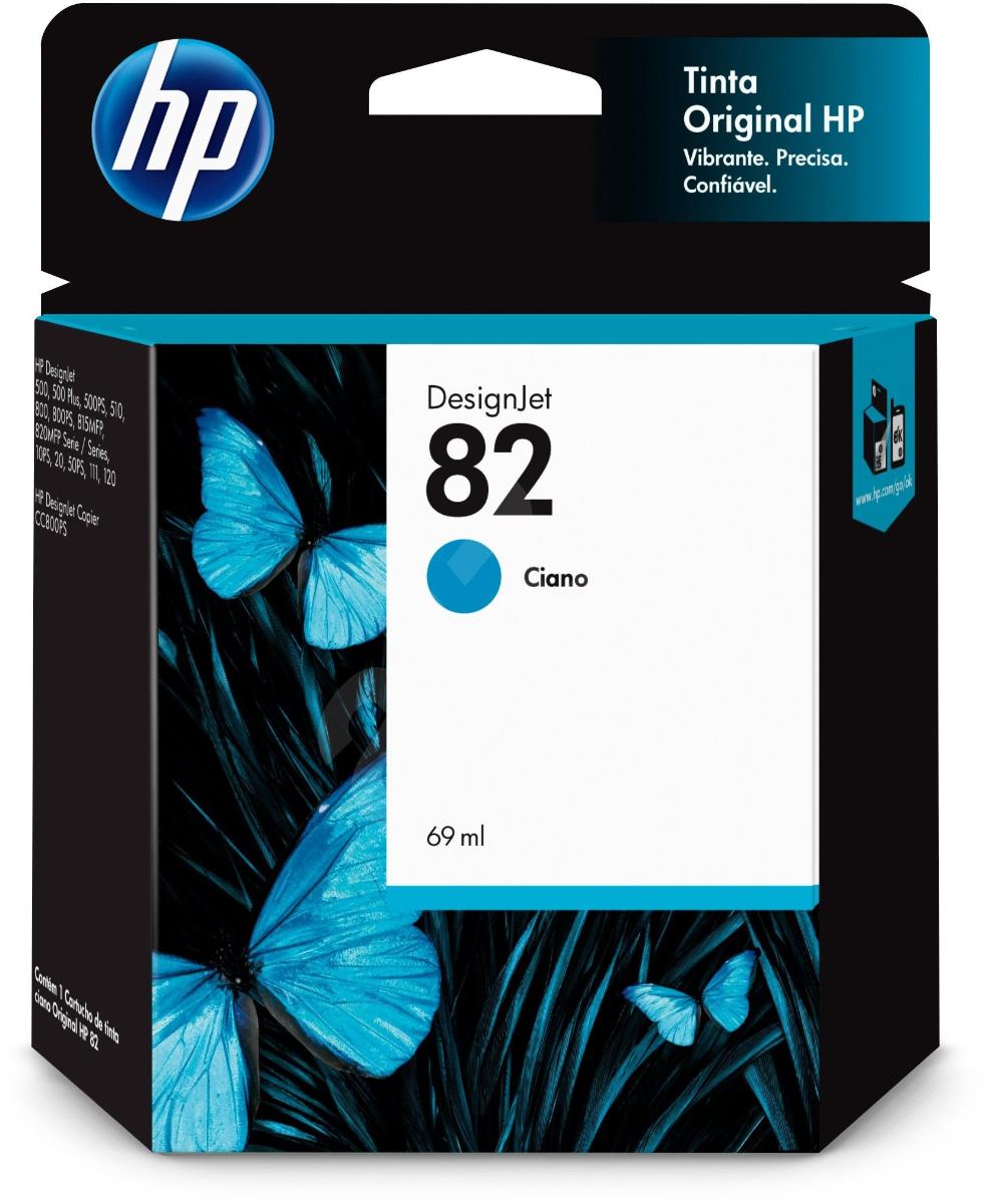 HP C4911A, HP 82 originálny Atrament cartridge Cyan (modrý)). 500 HP - Príslušenstvo k PC