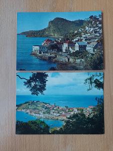 2 x pohlednice ZE SBÍRKY - Karibik - Grenada