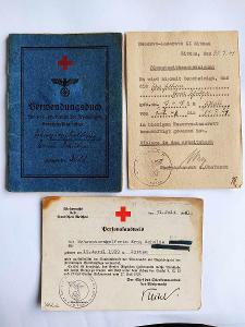 Dokument WWII. dobrovolná zdravotní sestra 1941