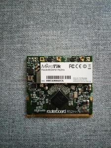 miniPCI karta MikroTik R52Hn, 350 mW, AR9220, 802.11a/b/g/n, 2,4/5 GHz