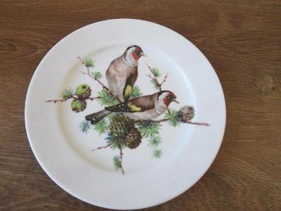 Závěsný sběratelský talířek - ptáček