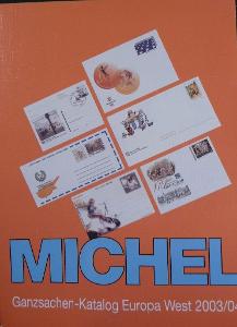 Katalog Michel Poštovní celiny Evropa Západ.