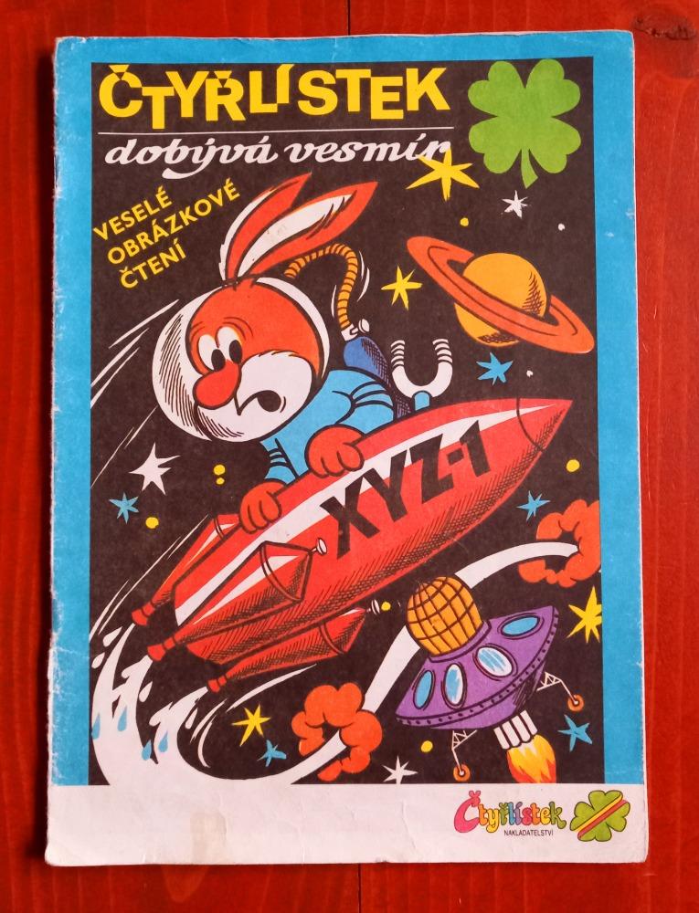 Štvorlístok - Dobýva vesmír - 1991 - Knihy a časopisy
