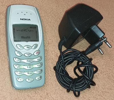 Nokia 3410 - hezká, 100% funkční, dobrá baterie, nabíječka -pro síť O2
