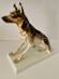 Porcelánový pes Miešeň / Meissen nemecky ovcak - Starožitnosti a umenie