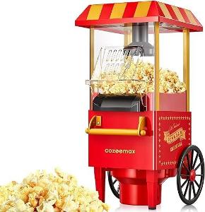 Cozeemax 1200W retro výrobník popcornu 