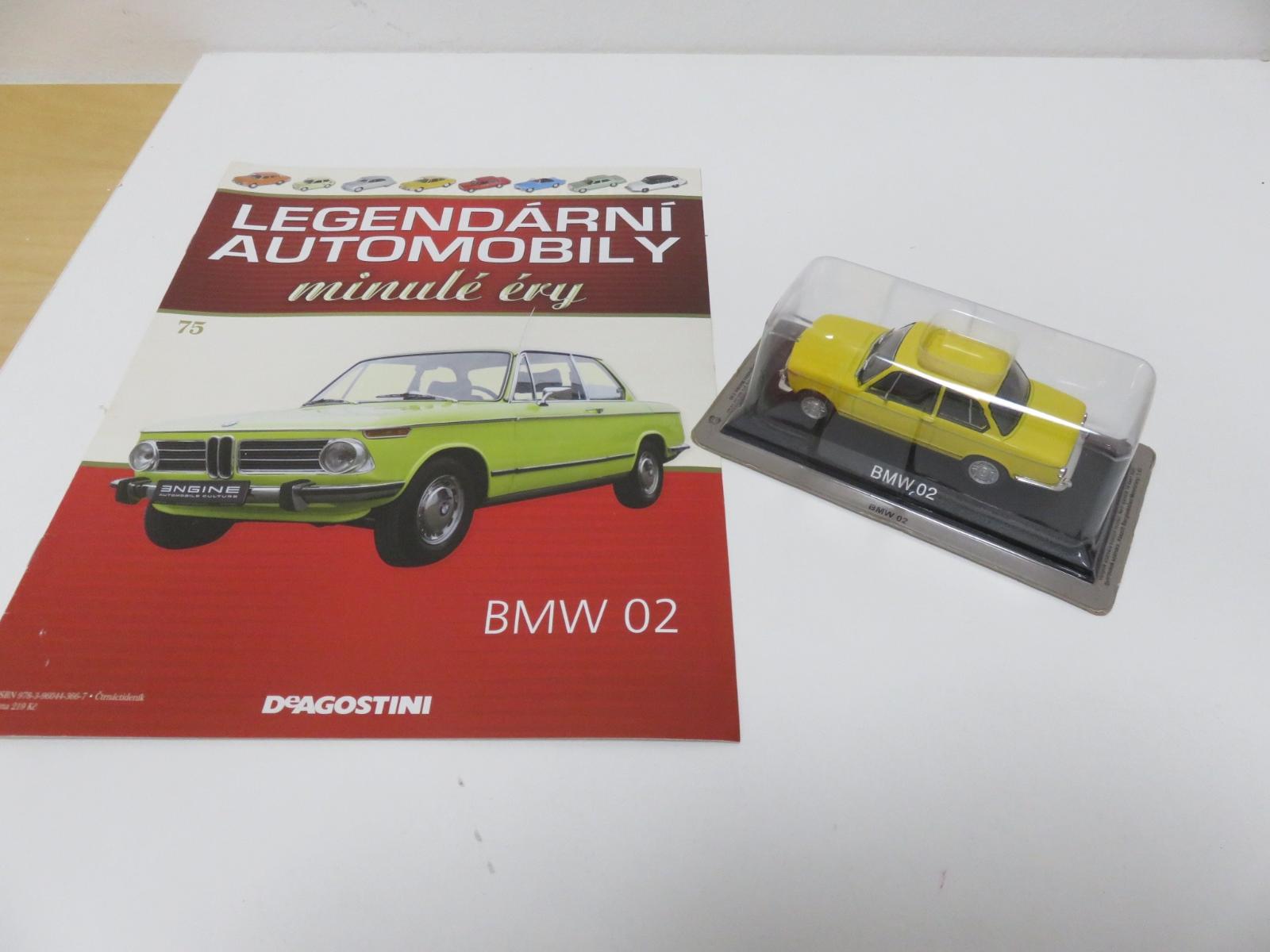 Model autíčka BMW 02 - DEAGOSTINI + časopis 1:43 - Modely automobilů