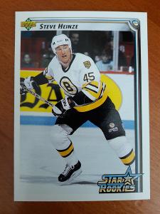 1992-93 Hockey Limited Edition #400 Steve Heinze - STAR ROOKIES