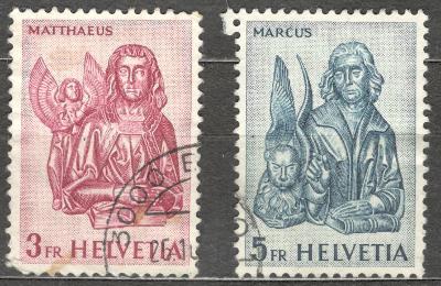 Švýcarsko 1961 Mi 738-739 Proroci Matouš a Marek, 312