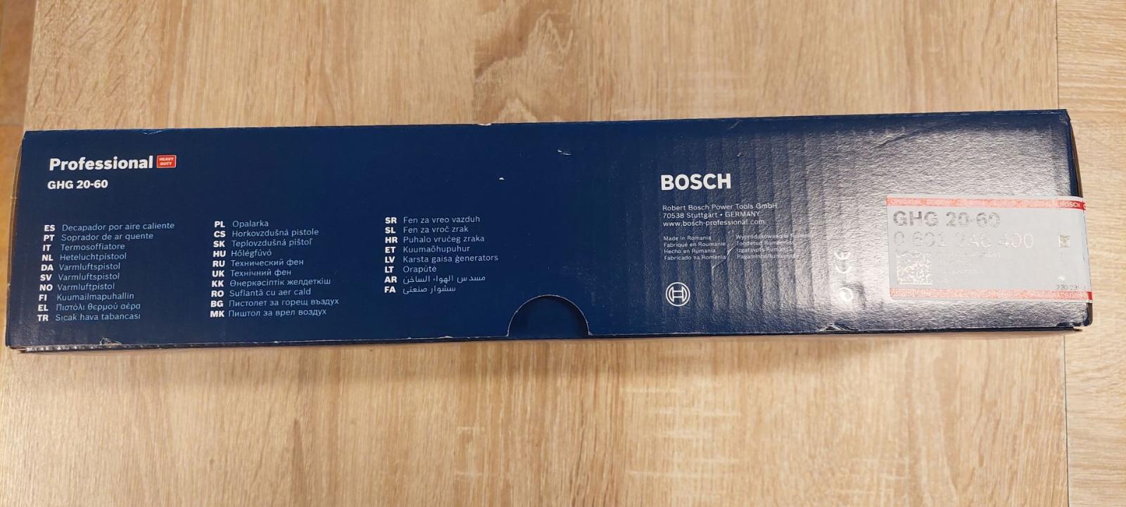 Decapador de aire caliente Bosch GHG 20-60 Professional