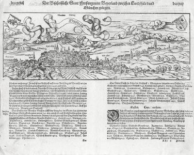 Freising, Münster S., dřevořez , 1570