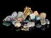 💎 Zbierka č.6, 27 druhov minerálov - Minerály a skameneliny