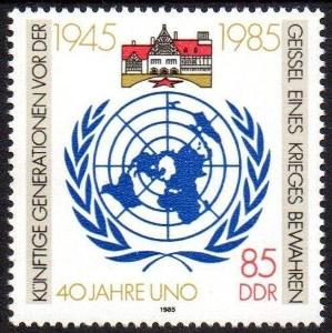 DDR 1985 OSN, 40. výročí Mi# 2982