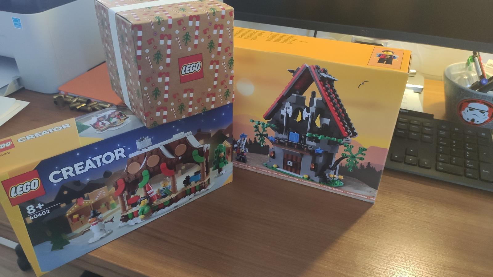Lego VIP - Majisto (40601) + Vianočné trhy (40602) + darček - Hračky