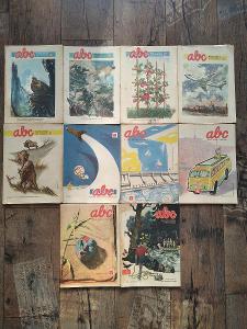 Časopisy ABC 1957 a 1958(10ks) 