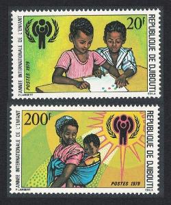 Džibutsko 1979 Známky 241-242 ** děti UNICEF rok dítěte matka