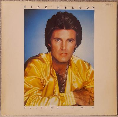 LP Rick Nelson - Playing To Win, 1981 EX