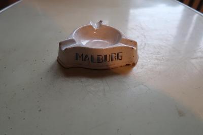 Původní popelník s reklamou MALBURG-Likéry Smiřice-značený