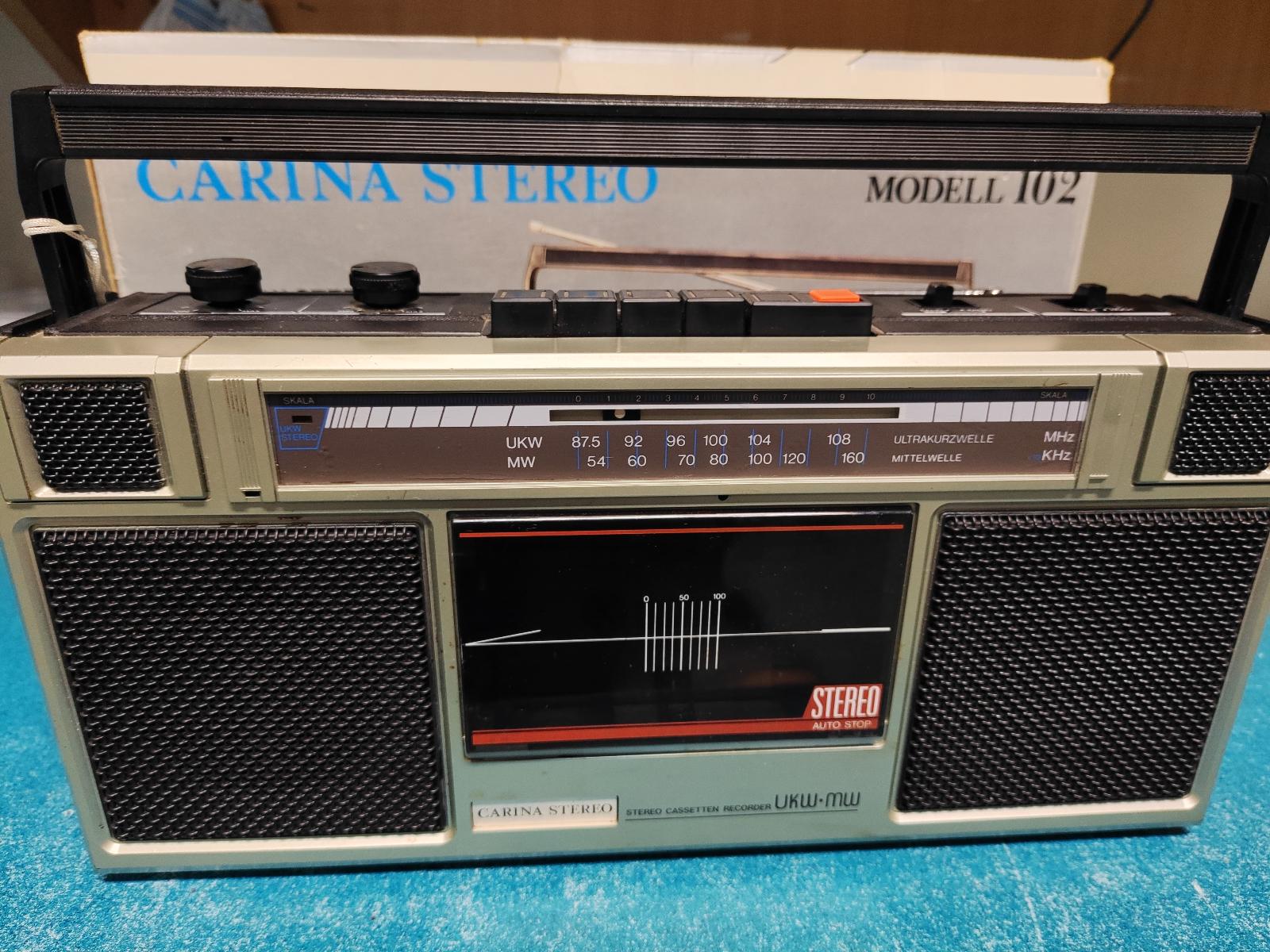 Rádiomagnetofón Carina stereo - TV, audio, video